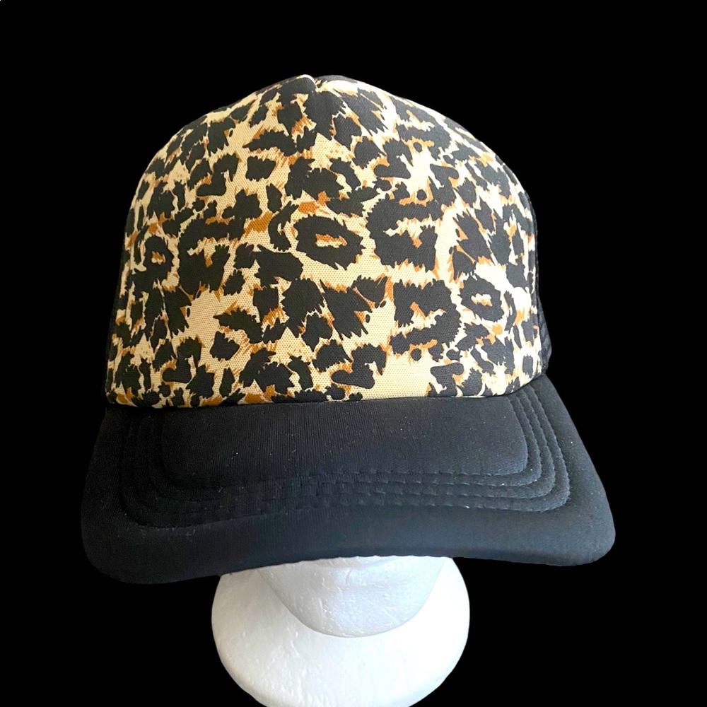 Leopard print hat